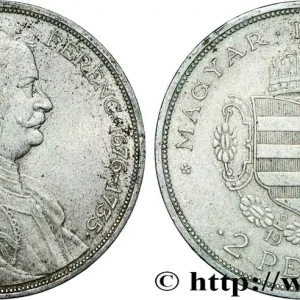 Original HONGRIE 2 Pengo 300e anniversaire de François II Rákóczi 1935 Budapest fwo_866985 Monde