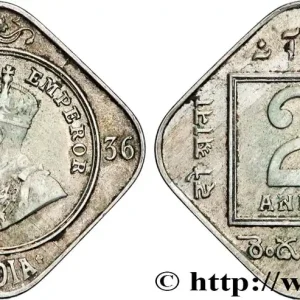 INDES BRITANNIQUES 2 Annas Georges V 1936 Calcutta fwo_867406 Monde Offre Spéciale
