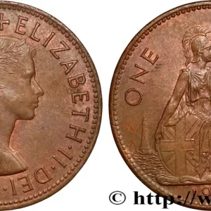 Populaire ROYAUME-UNI 1 Penny Elisabeth II 1967 fwo_867906 Monde