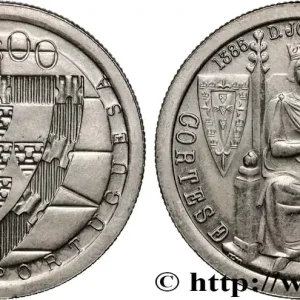 PORTUGAL 25 Escudos 600e anniversaire de la bataille de Aljubarrota 1985 fwo_869192 Monde Gros Lot