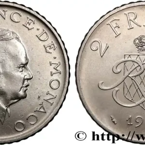 Populaire MONACO 2 Francs Rainier III 1982 Paris fwo_870115 Monde