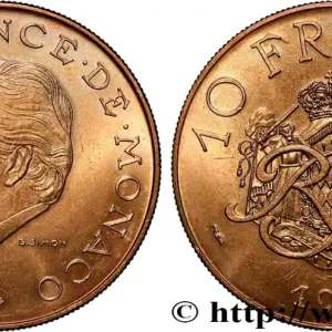 MONACO 10 Francs Rainier III 1982 Paris fwo_870566 Monde Top Vente