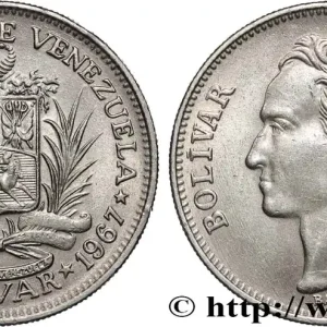 VENEZUELA 1 Bolivar 1967 Londres fwo_875296 Monde Pas Cher