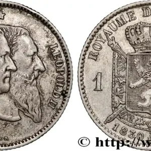 BELGIQUE 1 Franc 50e anniversaire de l’indépendance 1880 fwo_875386 Monde Certifié