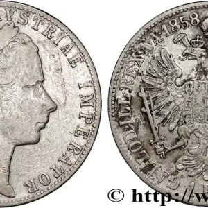 Bon Plan AUTRICHE 1 Florin François-Joseph 1858 Vienne fwo_875388 Monde