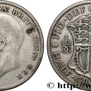 Meilleur Choix ROYAUME-UNI 1/2 Crown Georges V 1929 fwo_875458 Monde