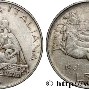 ITALIE 500 Lire Centenaire de l’Unité Italienne 1961 Rome fwo_875499 Monde Bon Plan