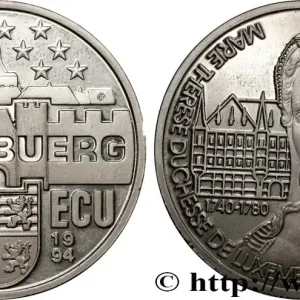 Top Qualité LUXEMBOURG 25 Ecu Proof Marie-Thérèse Duchesse du Luxembourg 1994 fwo_875504 Monde