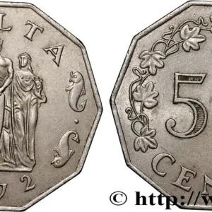 MALTE 50 Cents Monument du Grand Siège 1972 fwo_876068 Monde Réduction