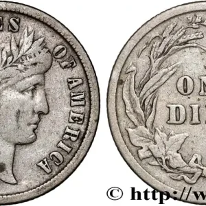 Marque ÉTATS-UNIS D'AMÉRIQUE 1 Dime Barber 1913 Philadelphie fwo_876797 Monde