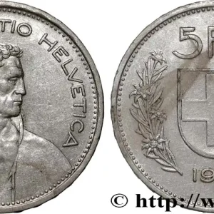 SUISSE 5 Francs Berger des Alpes 1953 Berne fwo_876803 Monde Fait Main