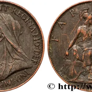 ROYAUME-UNI 1 Farthing Victoria “Old Head” 1898 fwo_876811 Monde Vente Directe