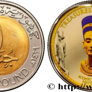 Prix Choc ÉGYPTE 1 Pound (Livre) Trésors des pharaons AH 1429 2008 fwo_876822 Monde