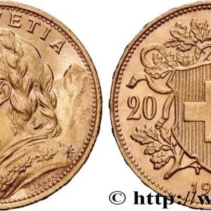 Top Vente OR, PALLADIUM ET PLATINE INVESTISSEMENT 20 Francs "Vreneli" 1930 Berne fwo_877146 Monde
