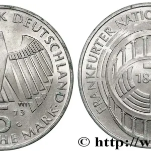 Promotion ALLEMAGNE 5 Mark Parlement de Francfort - Proof 1973 Karlsruhe fwo_822954 Monde