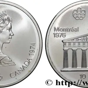 Nouvel Arrivage CANADA 10 Dollars JO Montréal 1976 temple de Zeus 1974 fwo_832193 Monde
