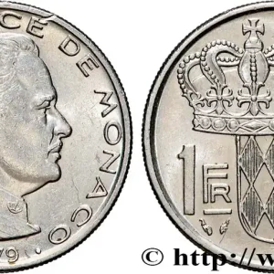Nouvelle Collection MONACO 1 Franc Rainier III 1979 Paris fwo_833144 Monde