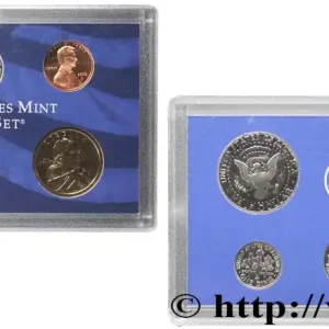 ÉTATS-UNIS D'AMÉRIQUE Série Proof 5 Monnaies 2000 S- San Francisco fwo_838123 Monde Solde
