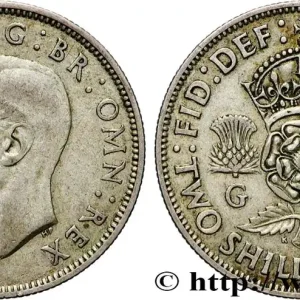 ROYAUME-UNI 1 Florin (2 Shillings) Georges VI 1941 fwo_853808 Monde Nouvelle Collection