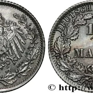 Nouvelle Collection ALLEMAGNE 1/2 Mark Empire aigle impérial 1918 Berlin fwo_855666 Monde