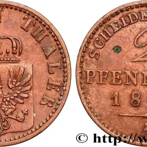 Promotion ALLEMAGNE - PRUSSE 2 Pfenninge 1867 Berlin fwo_855793 Monde