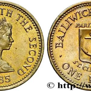 Quantité Limitée JERSEY Pound (Livre) Élisabeth II - Paroisse de St Clément 1885 Royal Mint fwo_865866 Monde