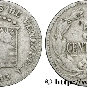 Nouvelle Collection VENEZUELA 1/4 Bolivar 1945 Denver fwo_868976 Monde