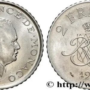 Prix Promo MONACO 2 Francs Rainier III 1979 Paris fwo_870081 Monde