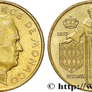 Jusqu’à Épuisement Des Stocks MONACO 10 Centimes Rainier III 1977 Paris fwo_870336 Monde