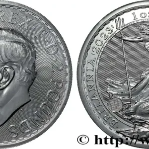 Retour Gratuit ARGENT D'INVESTISSEMENT 2 Pounds Britannia 2023 fwo_871495 Monde