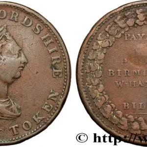 Édition Limitée ROYAUME-UNI (TOKENS) 1 Penny Token (Staffordshire) 1811 fwo_871767 Monde