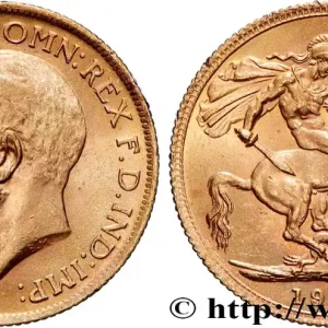 OR, PALLADIUM ET PLATINE INVESTISSEMENT 1 Souverain Georges V 1916 Londres fwo_877082 Monde Offre Du Jour