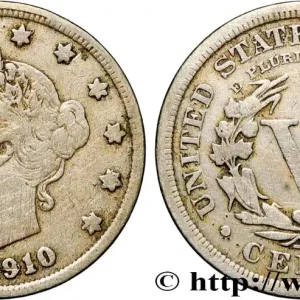 Promotion ÉTATS-UNIS D'AMÉRIQUE 5 Cents Liberty Nickel 1910 Philadelphie fwo_878166 Monde