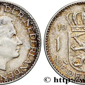 Livraison Express PAYS-BAS 1 Gulden Juliana 1955 Utrecht fwo_878169 Monde