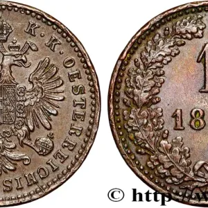 Pas Cher AUTRICHE 1 Kreuzer aigle bicéphale 1881 Vienne fwo_878243 Monde