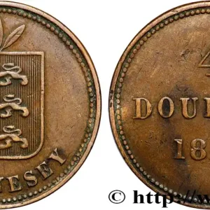 GUERNESEY 4 Doubles armes du baillage de Guernesey 1868 fwo_878502 Monde Promotion