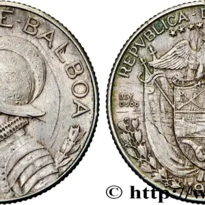 PANAMA 1/4 Balboa Vasco Nunez de Balboa 1930 fwo_878610 Monde Réduction