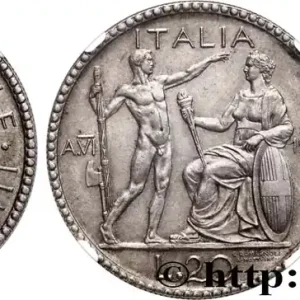 ITALIE - ROYAUME D'ITALIE - VICTOR-EMMANUEL III 20 Lire au licteur 1928 Rome fwo_778142 Monde Achetez Aujourd’hui
