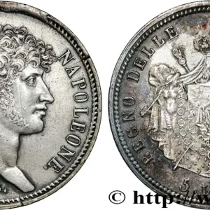 Jusqu’à Épuisement Des Stocks ITALIE - ROYAUME DE NAPLES - JOACHIM MURAT 5 Lire 1813 Naples fwo_859184 Monde