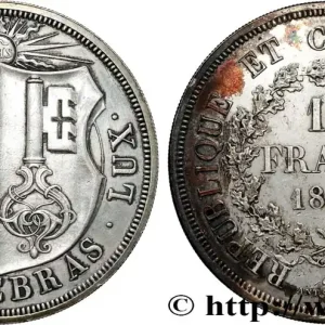 Retour Gratuit SUISSE - RÉPUBLIQUE DE GENÈVE 10 Francs 1848 fwo_859191 Monde