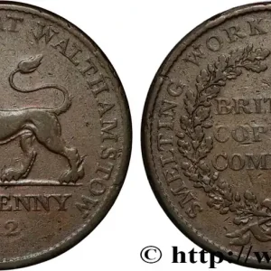 Expédition Rapide ROYAUME-UNI (TOKENS) 1 Penny British Copper Company - Walthamston (Essex) 1812 fwo_876785 Monde