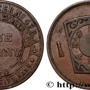 ÉTATS-UNIS D'AMÉRIQUE Token ou 1 Penny 1879 fwo_877358 Monde Jusqu’à Épuisement Des Stocks