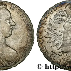 AUTRICHE 1 Thaler (REFRAPPE) Marie-Thérèse 1780 Vienne fwo_679956 Monde Dernière Chance