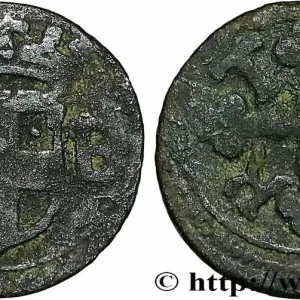 Promotion Saisonnière SAVOIE - DUCHÉ DE SAVOIE - EMMANUEL-PHILIBERT DIT "TÊTE DE FER" Huitième de sol, 2e type (mezzo quarto di soldo, II tipo) n.d. Aoste fwo_780541 Monde