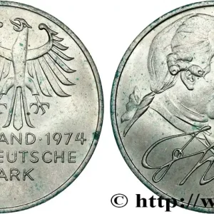 ALLEMAGNE 5 Mark Emmanuel Kant 1974 Munich fwo_823443 Monde Expédié Aujourd’hui