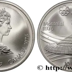 Expédition Rapide CANADA 10 Dollars JO Montréal 1976 stade olympique 1976 fwo_832214 Monde