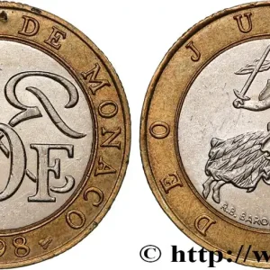 Satisfait Ou Remboursé MONACO 10 Francs Rainier III 1998 Paris fwo_848961 Monde