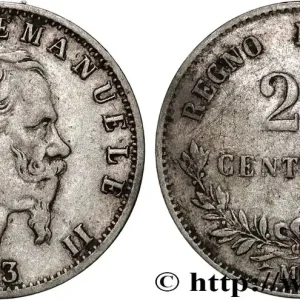 Quantité Limitée ITALIE 20 Centesimi Victor Emmanuel II 1863 Milan fwo_862122 Monde
