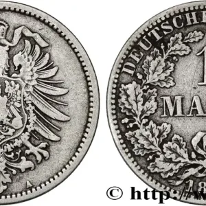 Jusqu’à Épuisement Des Stocks ALLEMAGNE 1 Mark Empire aigle impérial 1875 Berlin fwo_862438 Monde