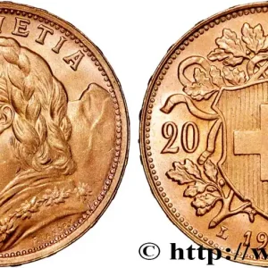 Affaire À Saisir OR, PALLADIUM ET PLATINE INVESTISSEMENT 20 Francs "Vreneli" 1935 Berne fwo_864390 Monde